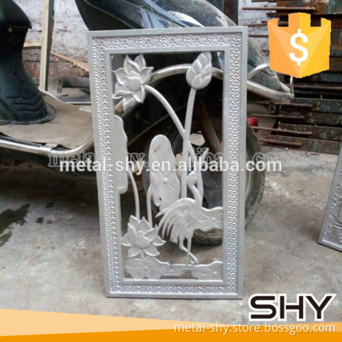decorative cast aluminum window for decoration